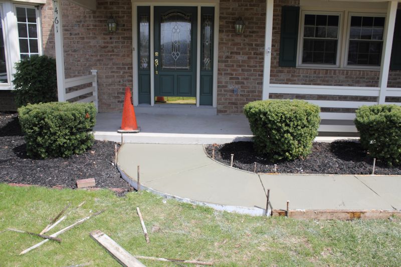 Concrete Sidewalk in Hanover, PA Carbaugh Concrete Contractor Hanover PA